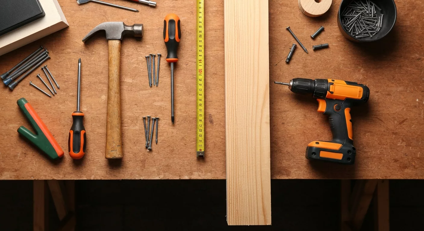 Herramientas de bricolaje para pequenos trabajos en casa