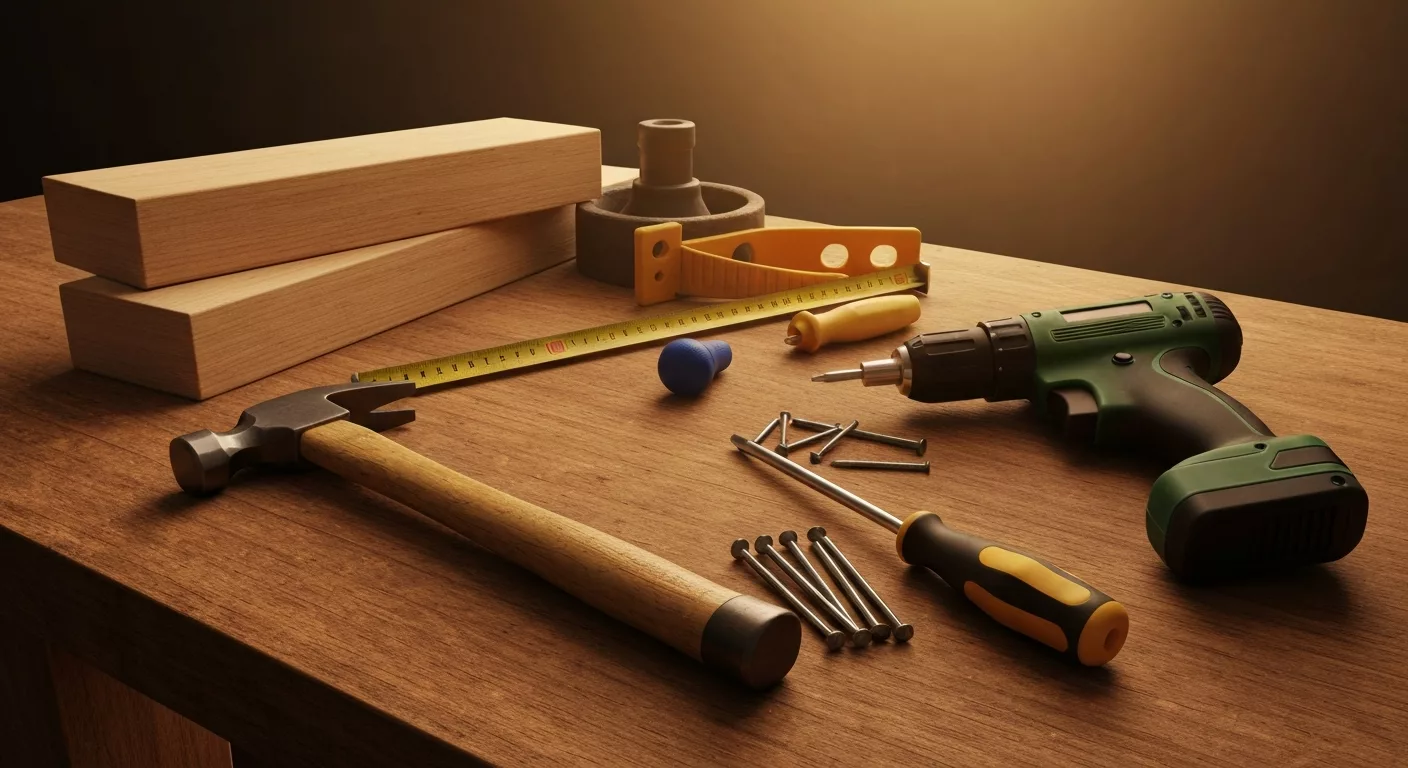Klusgereedschap voor kleine werken thuis